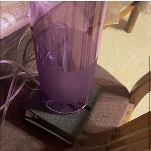 Purple lamps